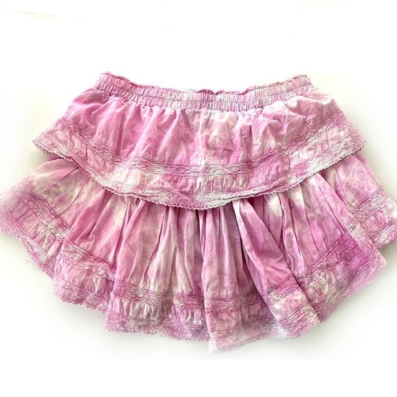 Loveshackfancy Ruffle Mini Skirt LoveShackFancy _L - Picture 7 of 8